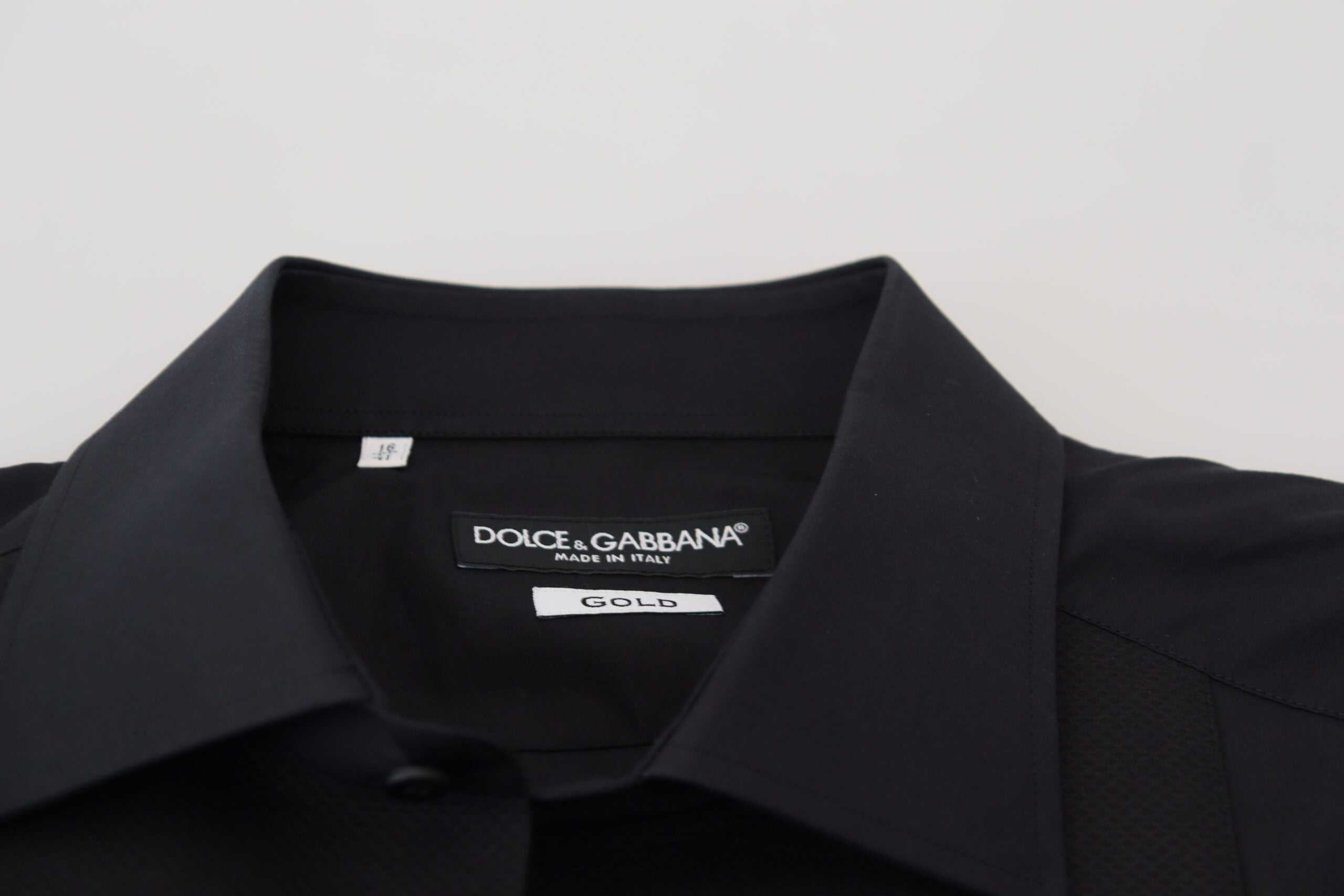 Dolce & Gabbana Elegant Black Formal Long Sleeve Shirt