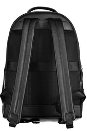 Tommy Hilfiger Black Polyethylene Men Backpack