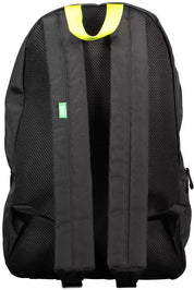 Tommy Hilfiger Black Polyester Men Backpack