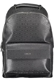 Calvin Klein Black Polyester Men Backpack