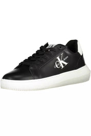 Calvin Klein Black Leather Men Sneaker