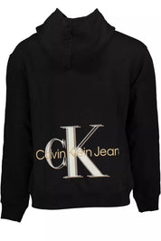 Calvin Klein Black Cotton Men Sweatshirt