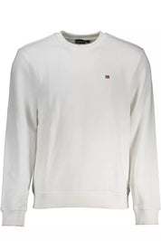 Napapijri White Cotton Men Sweater