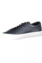 Tommy Hilfiger Blue Leather Men Sneaker