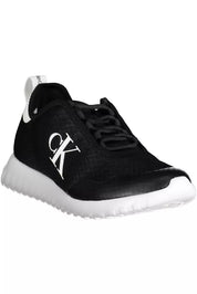 Calvin Klein Black Polyester Men Sneaker