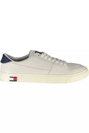 Tommy Hilfiger White Leather Men Sneaker