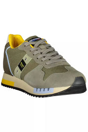 Blauer Green Leather Men Sneaker