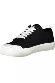 Calvin Klein Black Cotton Men Sneaker