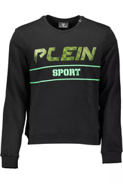 Plein Sport Black Cotton Men Sweater