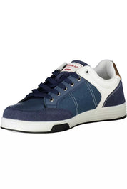 Carrera Blue Eco Leather Men Sneaker