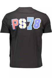 Plein Sport Black Cotton Men T-Shirt