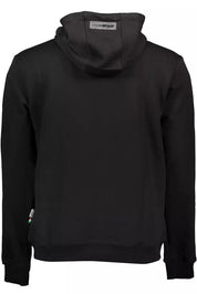 Plein Sport "Black Cotton Men Sweater with Hood"