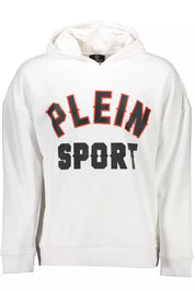 Plein Sport White Cotton Men Sweater