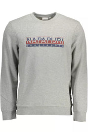 Napapijri Gray Cotton Men Sweater