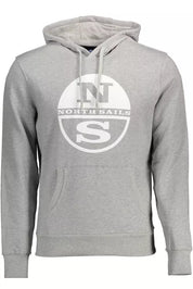 North Sails Gray Cotton Men Sweater