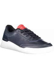 Tommy Hilfiger Blue Leather Men Sneaker