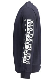 Napapijri Blue Cotton Men Sweater