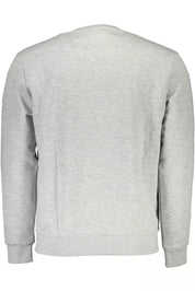 North Sails Gray Cotton Men Sweater