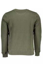 North Sails Green Cotton Men Sweater