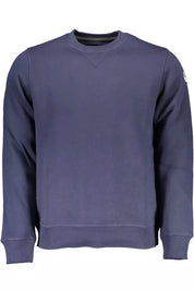 North Sails Blue Cotton Men Sweater