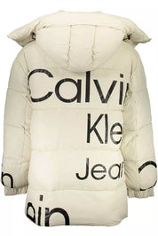 Calvin Klein Beige Polyester Men Jacket