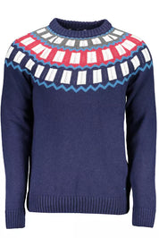 Gant Blue Wool Men Sweater