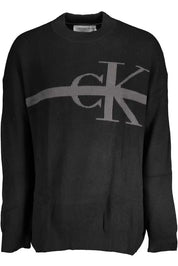 Calvin Klein Black Cotton Men Sweater