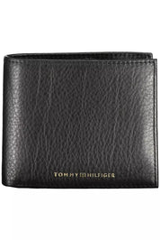 Tommy Hilfiger Black Leather Men Wallet