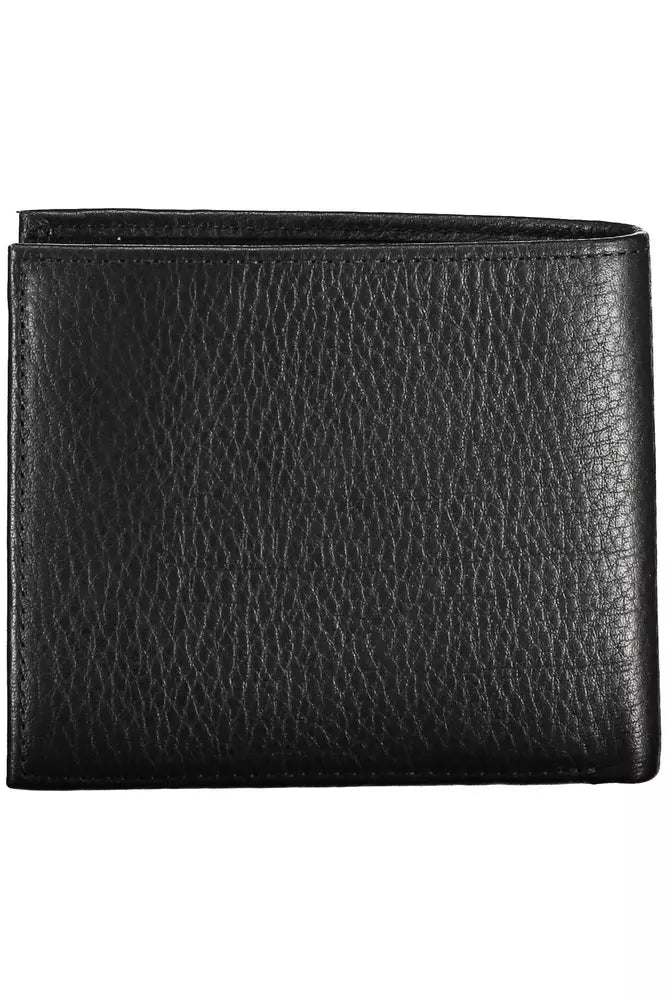 Tommy Hilfiger Black Leather Men Wallet