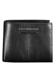 Tommy Hilfiger Black Leather Men Wallet