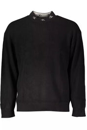 Calvin Klein Black Cotton Men Sweater