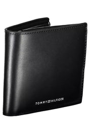 Tommy Hilfiger Black Leather Men Wallet