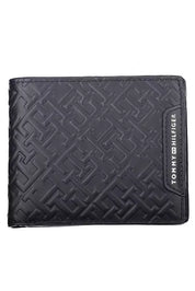 Tommy Hilfiger Blue Leather Men Wallet