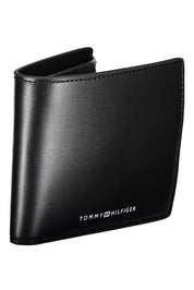 Tommy Hilfiger Black Leather Men Wallet