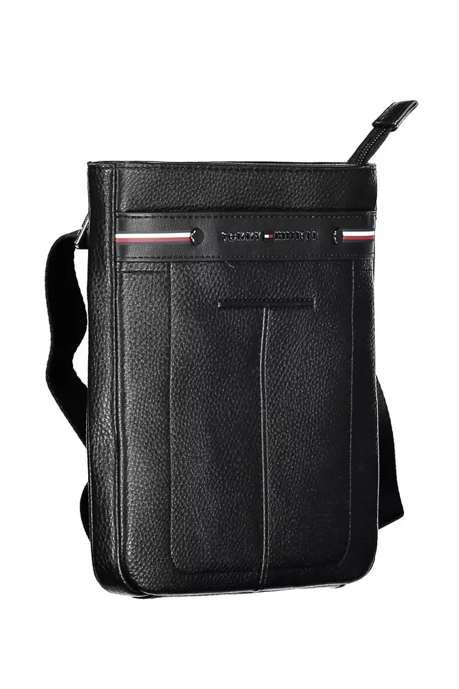 Tommy Hilfiger Black Polyethylene Men Shoulder Bag