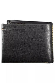 La Martina Black Leather Men Wallet