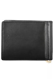 La Martina Black Leather Men Wallet