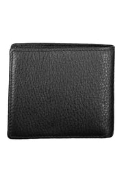 La Martina Black Leather Men Wallet