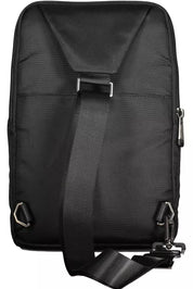 Piquadro Black RPET Men Shoulder Bag