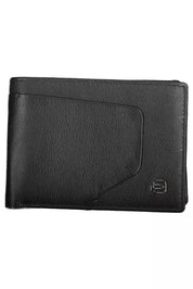 Piquadro Black Leather Mens Wallet