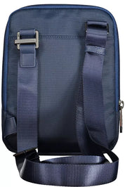 Piquadro Blue Recycled Men Shoulder Bag