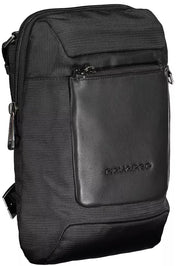 Piquadro Black RPET Men Shoulder Bag