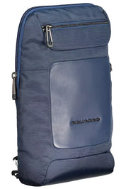 Piquadro Blue Recycled Men Shoulder Bag