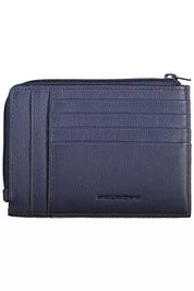 Piquadro Blue Leather Men Wallet