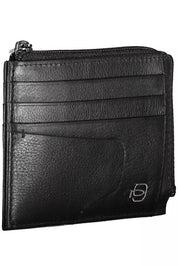 Piquadro Black Leather Men Wallet