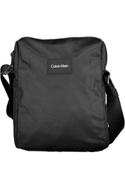 Calvin Klein "Black Polyester Mens Shoulder Bag"