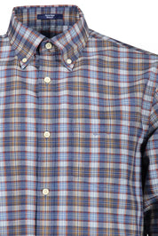 Gant Blue Cotton Men Shirt