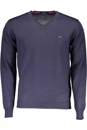 Harmont & Blaine Blue Wool Men Sweater