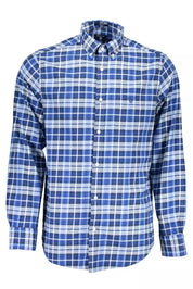 Gant Blue Cotton Men Shirt