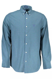 Gant Blue Cotton Men Shirt